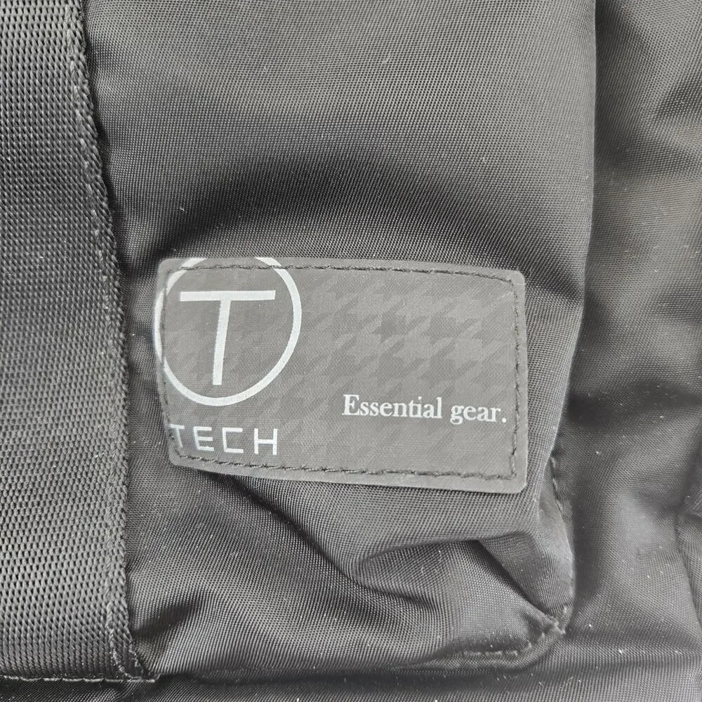 Tumi Tech Essential Gear Travel Briefcase Bag Black Adjustable Strap‎ Business